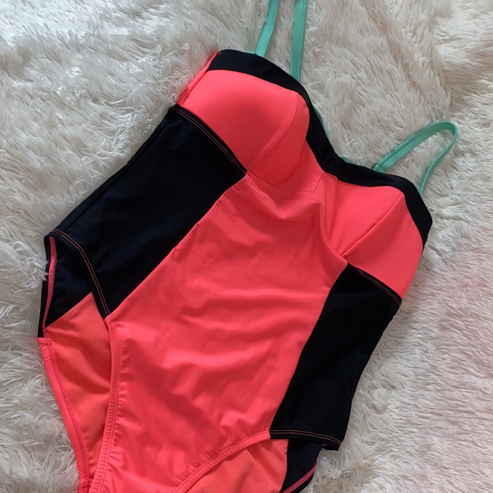 3/25$ Moxi Blu One Piece Swimsuit